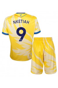 Crystal Palace Eddie Nketiah #9 Babytruitje Uit tenue Kind 2024-25 Korte Mouw (+ Korte broeken)